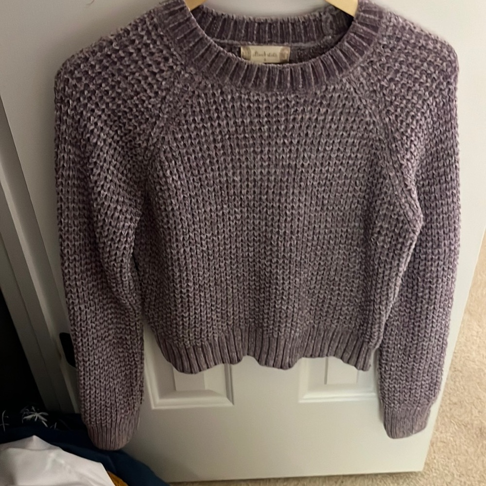 Altar’d State Purple Sweater Size Small